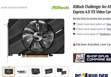 Видеокарты Intel наконец-то добрались до США, но нужны ли они по таким ценам? За Arc A380 просят 140 долларов