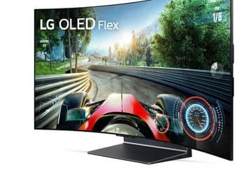 LG представила 42-дюймовый сгибаемый телевизор OLED. Он оснащён панелью 4К с кадровой частотой 120 Гц и поддерживает подключение современных консолей