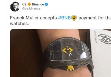 Швейцарская часовая компания Franck Muller начала принимать оплату в BNB