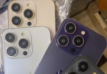 Четыре цвета iPhone 14 Pro показали на живом фото. Фиолетовый уже критикуют