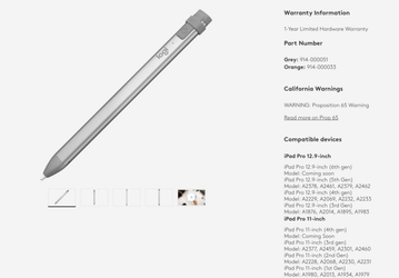 На сайте Logitech найдено подтверждение скорого выпуска новых моделей iPad Pro