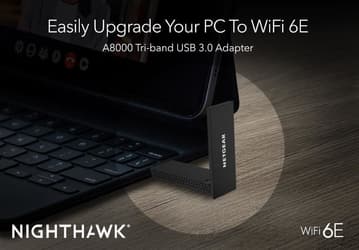 Представлена Nighthawk AXE3000 — первая беспроводная USB-карта с поддержкой Wi-Fi 6E
