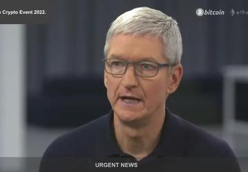 Крипто-мошенники запустили фальшивые презентации Apple параллельно с настоящей