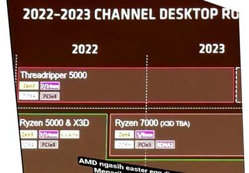 Утечка дорожной карты десктопных процессоров AMD подтверждает планы на серию Ryzen 7000 X3D