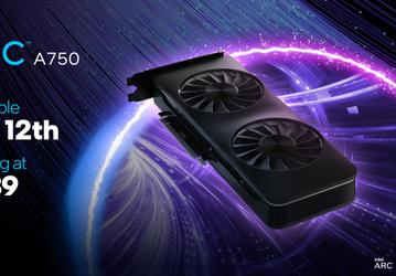Будет ли она лучше, чем GeForce RTX 3050? Intel представила видеокарту Arc A750 за 290 долларов