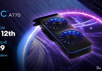 Видеокарты Intel Arc A770 и Arc A750 протестировали в Geekbench. У них небольшая разница в производительности, но даже топовая A770 не быстрее GeForce RTX 3060