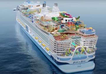 Cамый большой в мире и во многом первый круизный лайнер Icon of the Seas показали в официальном видеоролике