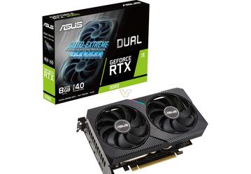 Представлена урезанная GeForce RTX 3060 с 8 ГБ памяти и 128-разрядной шиной