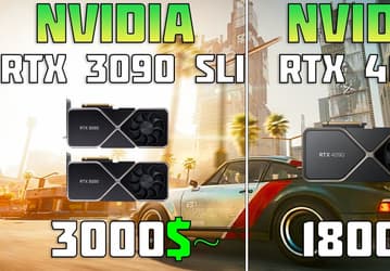 Даже две GeForce RTX 3090 в SLI не способны догнать одну RTX 4090