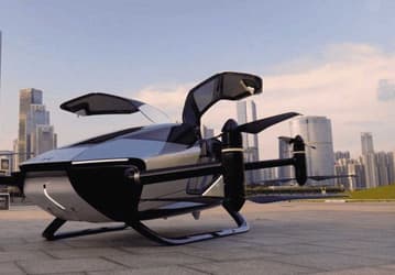Электрический летающий автомобиль XPeng X2 показали в деле