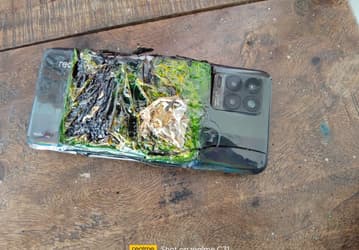 Взрываются не только Xiaomi и OnePlus. Пользователь рассказал, как взорвался его Realme 8, но в Realme говорят, что человек сам во всём виноват