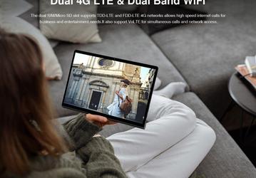 Большой и яркий 2K-экран, 8/128 ГБ, 6600 мА•ч, быстрая зарядка, 4G и Android 12. Представлен планшет NPad Pro