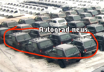 На возрождённой Lada Niva Bronto установлена световая «люстра»