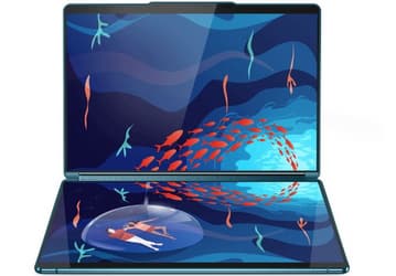 Lenovo готовит ноутбук YogaBook 9i с двумя экранами и без встроенной клавиатуры