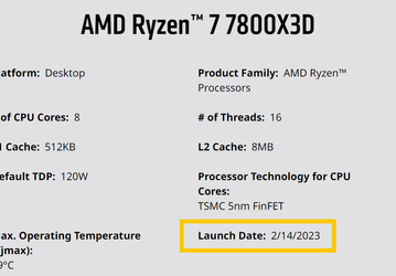 Настоящий подарок ко Дню всех влюблённых геймеров. Процессоры AMD Ryzen 7950X3D, 7900X3D и 7800X3D поступят в продажу 14 февраля