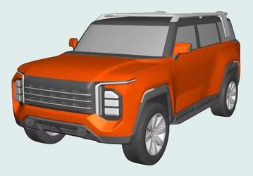 Это новый брутальный внедорожник Chery. Появились первые изображения