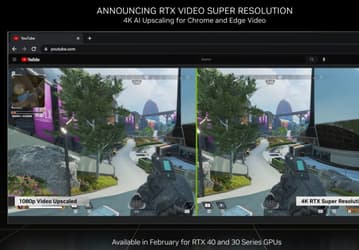 Очередная «магическая» технология Nvidia для повышения разрешения, но теперь не в играх. RTX VSR уже поддерживается браузером Chrome