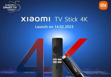 К 5-летию Smart TV Xiaomi: компания представит 14 февраля миниатюрную ТВ-приставку Xiaomi TV Stick 4K 2023