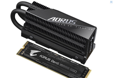 Первый скоростной SSD с PCIe 5.0, который не будет шуметь и перегреваться? Представлен Aorus Gen5 10000