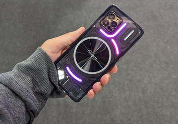 Представлен смартфон Unihertz Luna, похожий на Nothing Phone (1)
