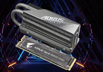 Очень быстрый SSD с PCIe 5.0, крупной пассивной СО и весьма высокой ценой. В продажу поступил Gigabyte Aorus Gen5 10000