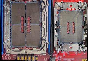 Насколько же гигантскими будут эти процессоры Intel? Появилось сравнительное фото сокетов LGA7529 и LGA4677