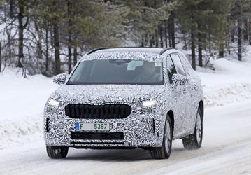Совершенно новый Skoda Kodiaq засветился на тестах