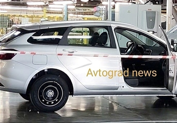 Появилось фото универсала Lada Vesta NG со сборочной площадки. АвтоВАЗ наращивает темпы производства