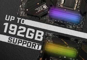 Системные платы MSI поддерживают небинарные модули DDR5. Теперь можно установить до 192 ГБ на плату