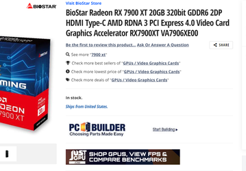 Radeon RX 7900 XT уже можно купить дешевле рекомендованной цены