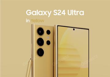 Рендер Samsung Galaxy S24 Ultra, более близкий к реальному смартфону. Будущий флагман c титановой рамкой показали в золотом
