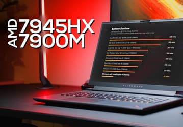 Первый ноутбук с Radeon RX 7900M показал себя отлично по производительности, но ужасно по автономности