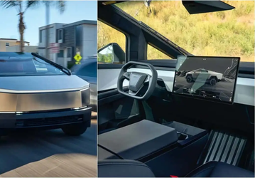 Интерфейс и салон Tesla Cybertruck показали на качественных фото