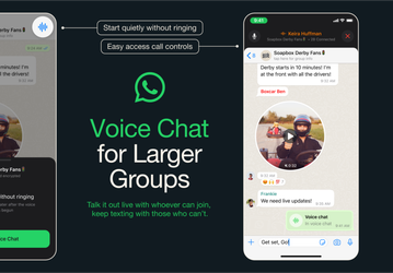 В WhatsApp запустили голосовые чаты в стиле Discord и Telegram для больших групп