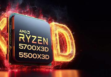 AMD продолжит наступать на Intel там, где у последней нет ответа. К выходу готовятся игровые процессоры Ryzen 7 5700X3D и Ryzen 5 5500X3D