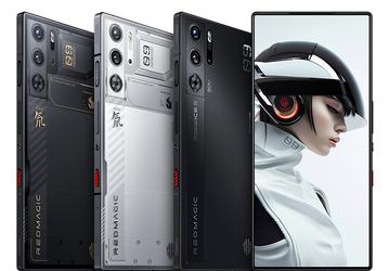 Первый в мире флагман на Snapdragon 8 Gen 3 с плоской крышкой и «чистым» экраном. Официальные изображения Red Magic 9 Pro