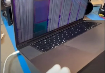 Фиолетовые вертикальные линии: экраны MacBook Pro выходят из строя из-за пыли