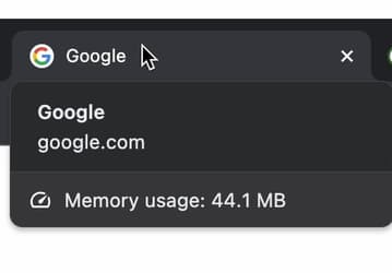 Google Chrome поможет определить, какая вкладка самая «тяжёлая»