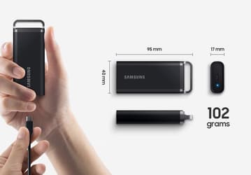 8 ТБ в габаритах зажигалки. Представлен внешний SSD Samsung T5 Evo