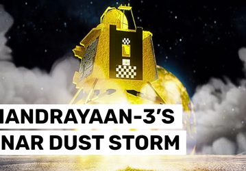 Не только «визуальное чудо»: индийская лунная миссия Chandrayaan-3 подняла «ореол» пыли, видимый из космоса 
