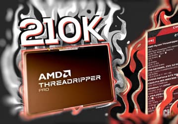 Это на сколько поколений отстаёт Intel? Разогнанный до 6,25 ГГц 96-ядерный Threadripper Pro 7995WX на 60% быстрее разогнанного Xeon W9-3495WX