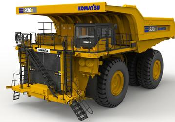 3500-сильный самосвал Komatsu будет питаться «батарейками» мощностью более 2 мегаватт. Его переведут на водород
