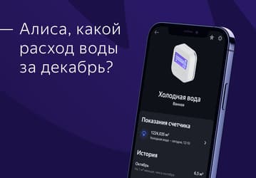 Яндекс запустил в «Доме с Алисой» умные счётчики