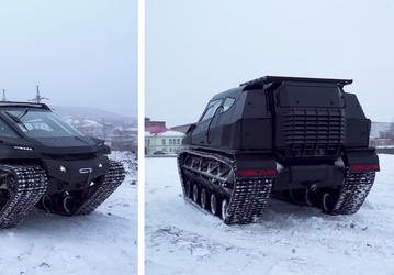 Анонсирован российский гусеничный вездеход Visuva с крутым дизайном