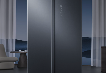 Xiaomi представила в Китае холодильник Mijia Side-by-side 540L Ice Crystal Refrigerator, двери которого оформлены стеклом