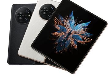 У Tecno появился аналог Samsung Galaxy Z Fold4. Представлен Tecno Pantom V Fold c экраном 2К+ 7,85 дюйма, двойной 50-мегапиксельной камерой и аккумулятором 5000 мА·ч