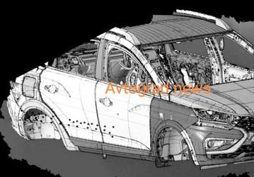 Lada Vesta на минималках. Опубликованы изображения совершенно новой Lada Granta, которую запустят в производство в 2024 году