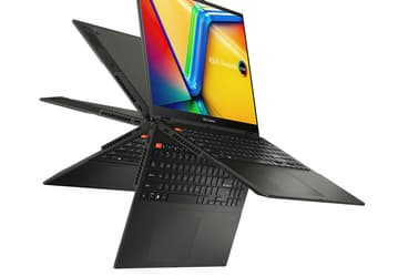 Красная кнопка, большой экран OLED и антимикробное покрытие. Представлен ноутбук Asus Vivobook S 16 Flip OLED (TP3604)