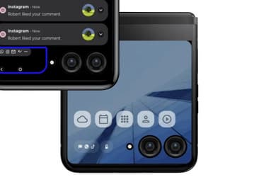 Современный дорогой складной смартфон с аккумулятором ёмкостью... 2850 мА•ч. Раскладушка Motorola Razr+ может поплатиться за огромный внешний экран