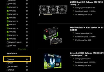 Nvidia отправляет на пенсию видеокарты GeForce RTX 30? Адаптеры Founders Edition исчезли из официального магазина компании